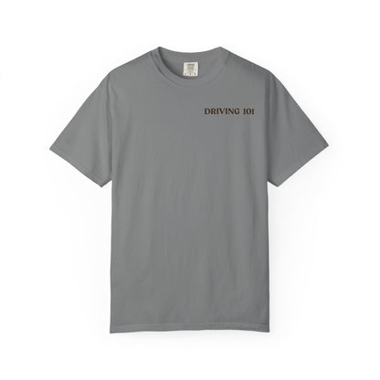 Driving 101 T-Shirt — "I Remember Driving With My Temps" Minimal Graphic Tee