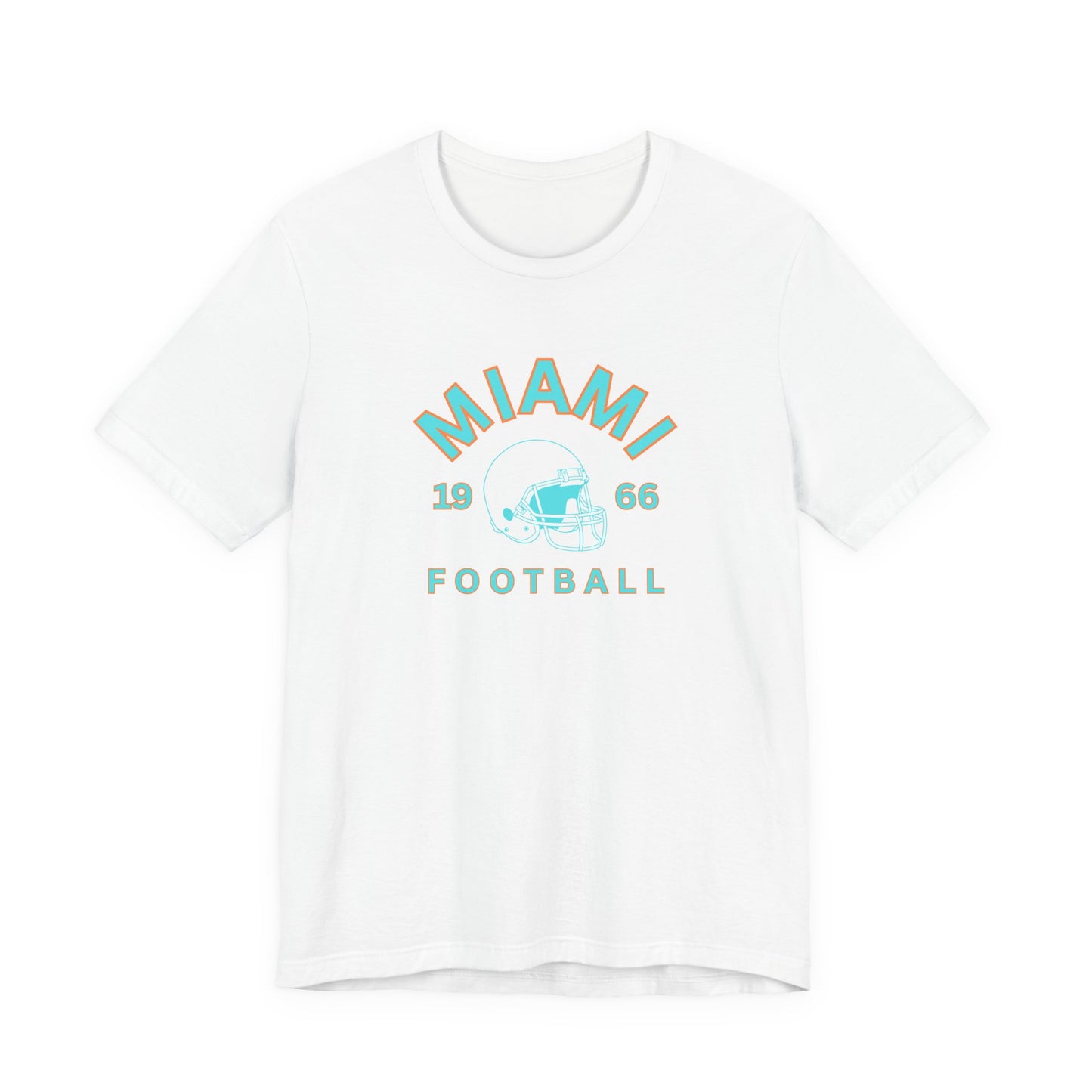 Miami Football Vintage 1966 Helmet Tee