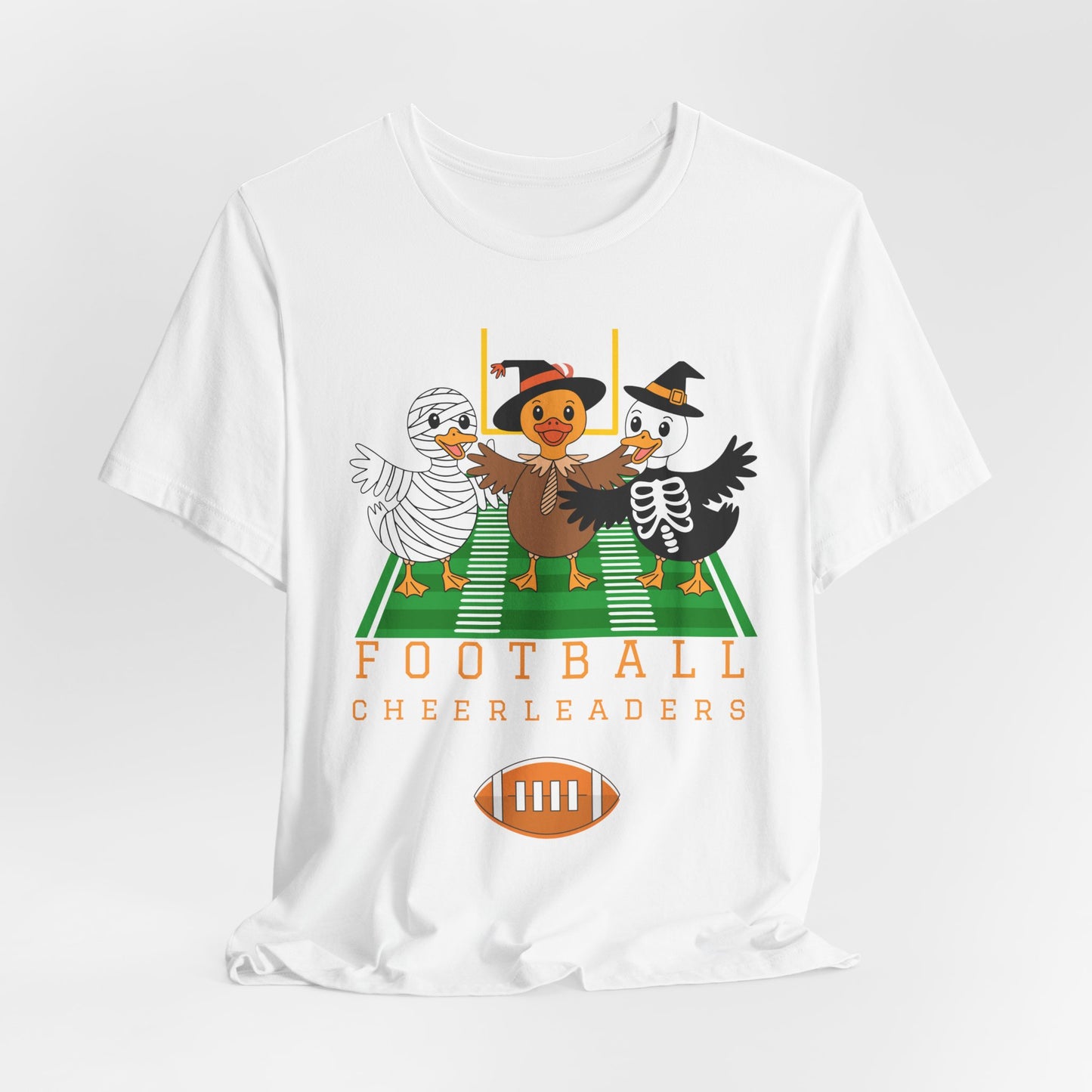 Football Cheerleader Unisex Tee - Halloween Holiday Apparel
