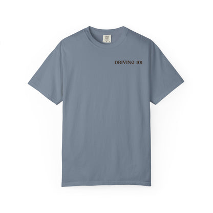 Driving 101 T-Shirt — "I Remember Driving With My Temps" Minimal Graphic Tee