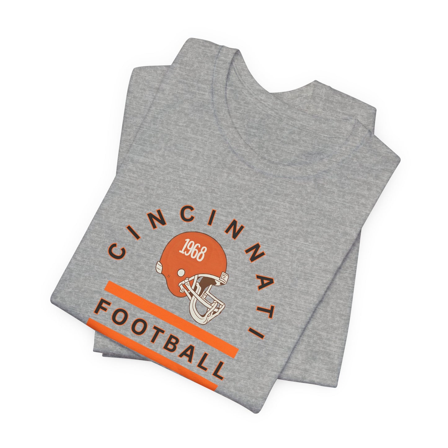 Cincinnati Football Retro Helmet Tee