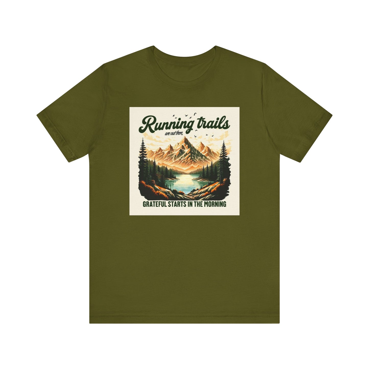 Running in Nature T-Shirt - Trail Runner Adventure Tee