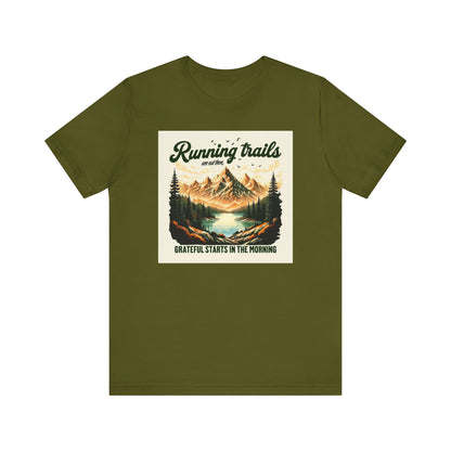 Running in Nature T-Shirt - Trail Runner Adventure Tee