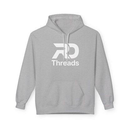 Fleece Hoodie, Cozy Casual Wear for Him/Her, RD Threads