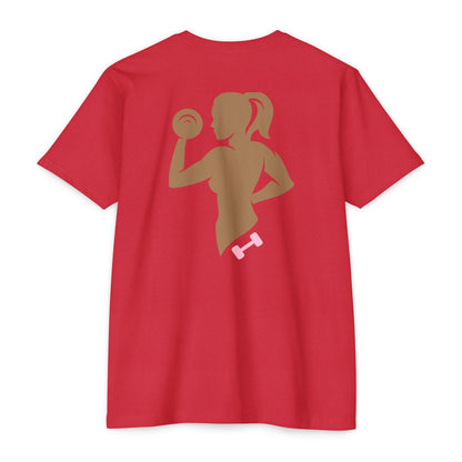 Girl Workout T-Shirt - Strength Training Tee