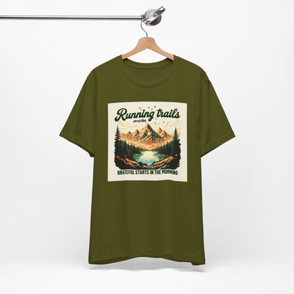 Running in Nature T-Shirt - Trail Runner Adventure Tee