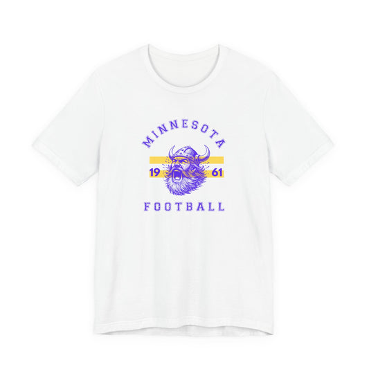 Minnesota Football Retro Tee — 1961 Vintage Helmet Design
