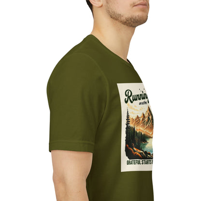 Running in Nature T-Shirt - Trail Runner Adventure Tee