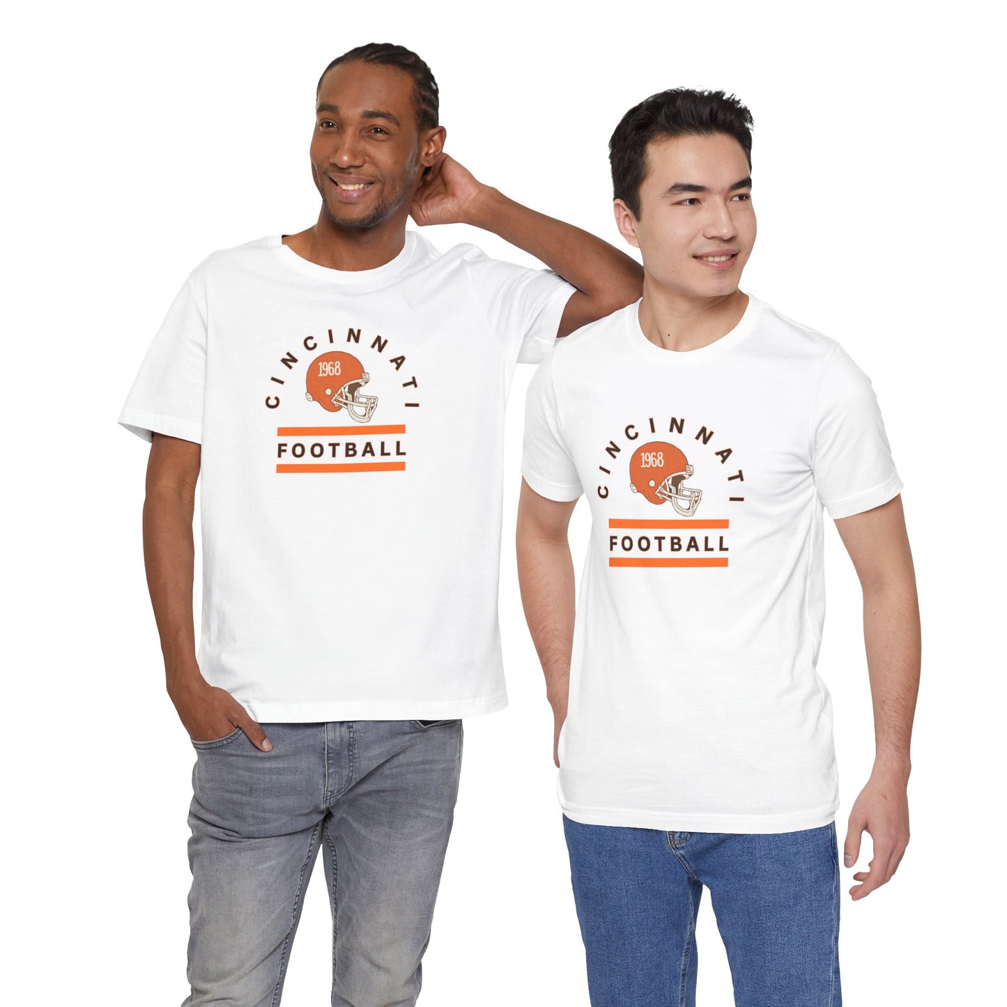 Cincinnati Football Retro Helmet Tee