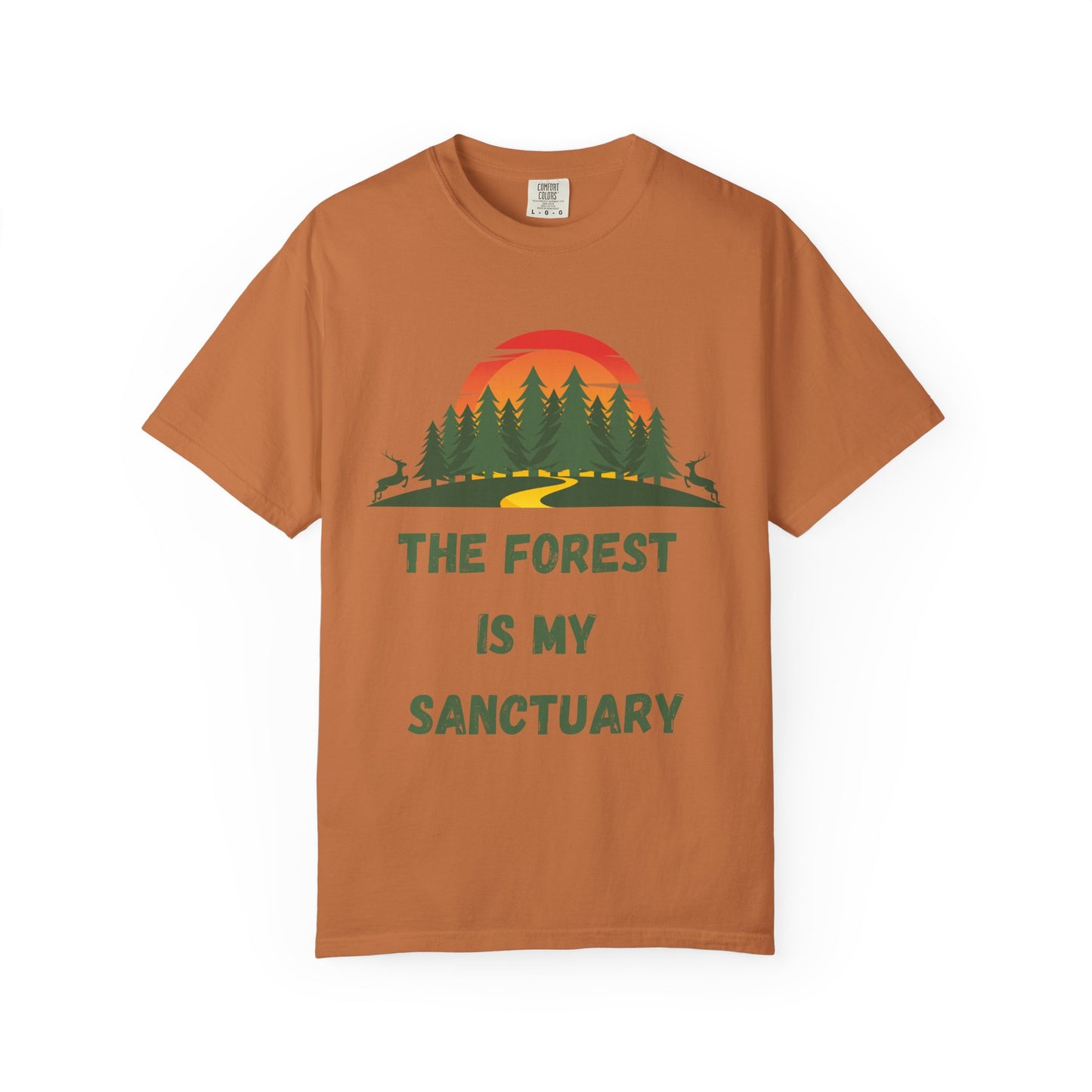 Nature Lover T-shirt, Forest Sanctuary