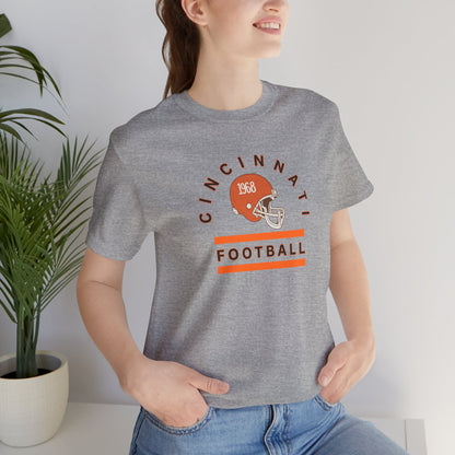 Cincinnati Football Retro Helmet Tee