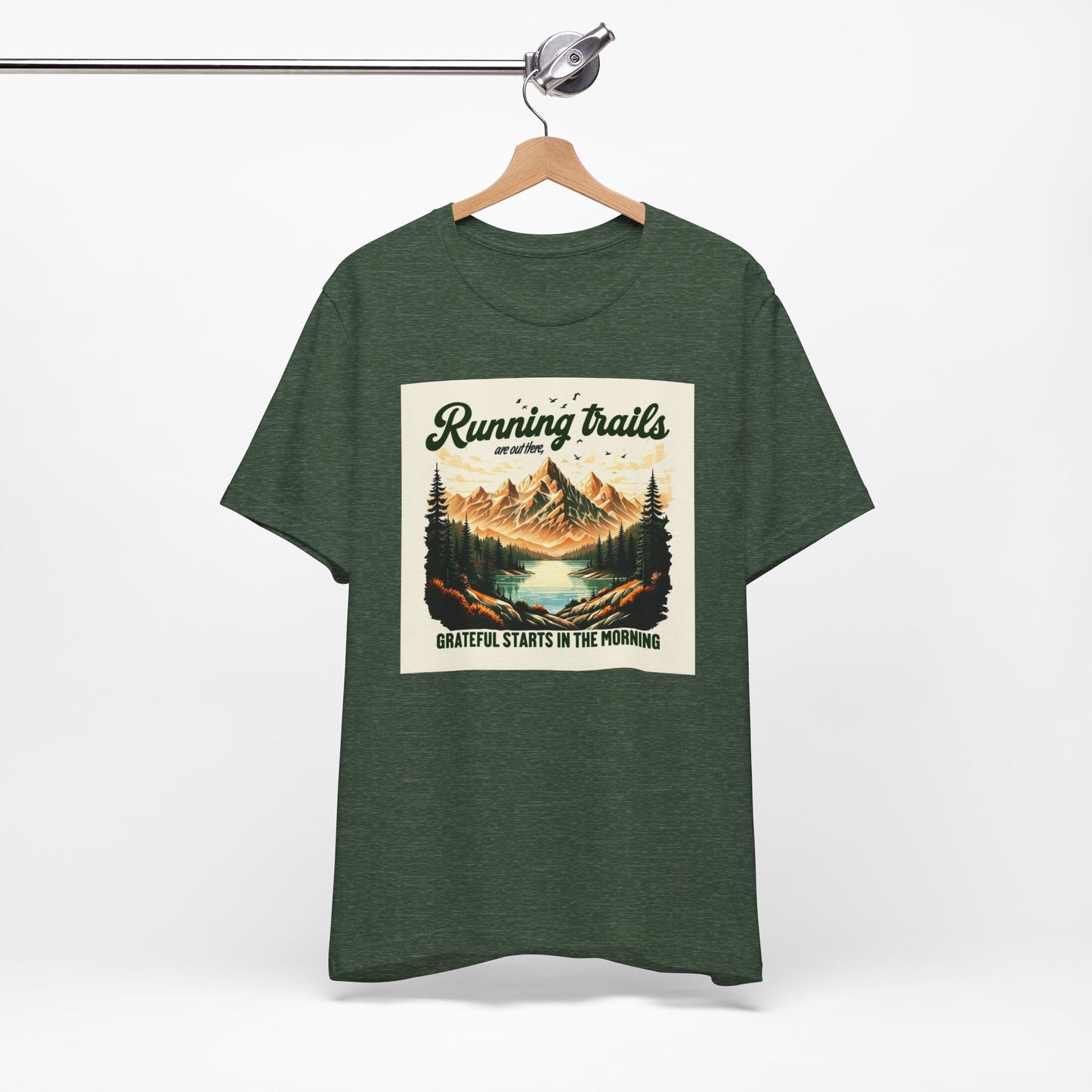 Running in Nature T-Shirt - Trail Runner Adventure Tee