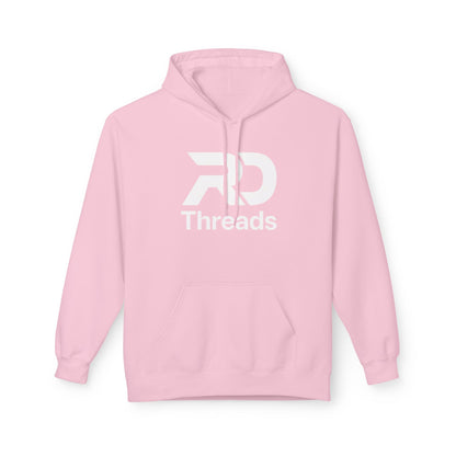 Fleece Hoodie, Cozy Casual Wear for Him/Her, RD Threads