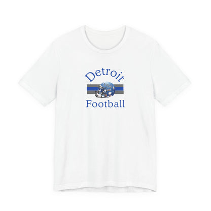 Detroit Football Vintage Helmet Stripe T-Shirt
