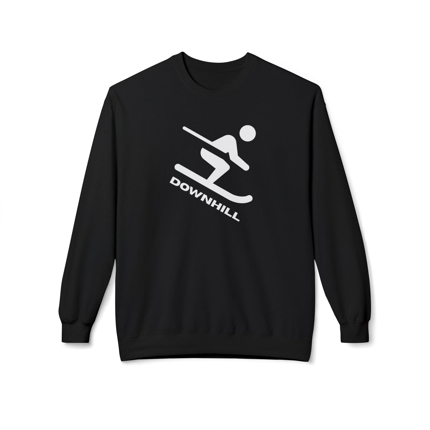 Downhill Ski Cozy Sweatshirt - Skier Graphic Crewneck