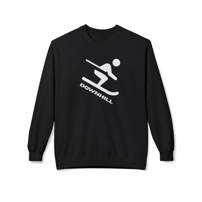 Downhill Ski Cozy Sweatshirt - Skier Graphic Crewneck
