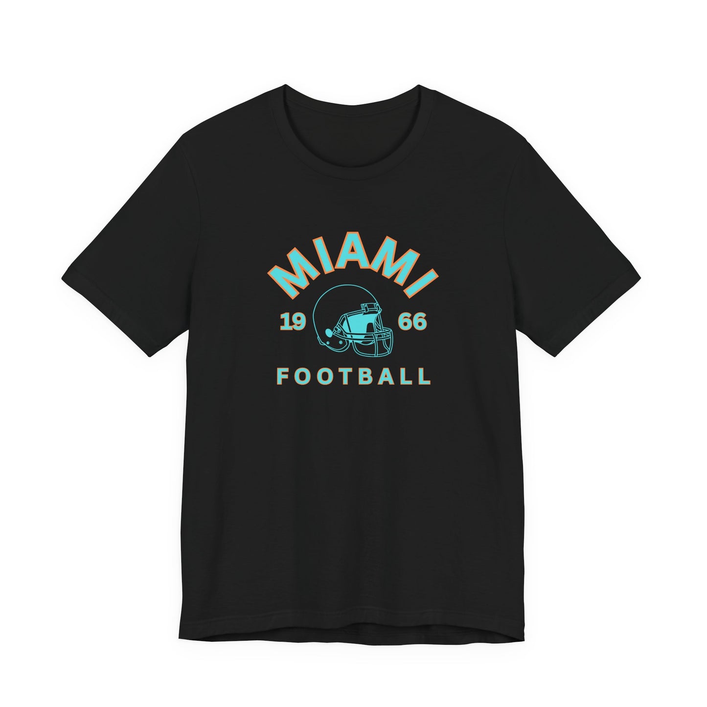 Miami Football Vintage 1966 Helmet Tee
