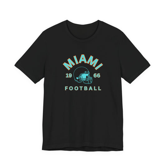 Miami Football Vintage 1966 Helmet Tee