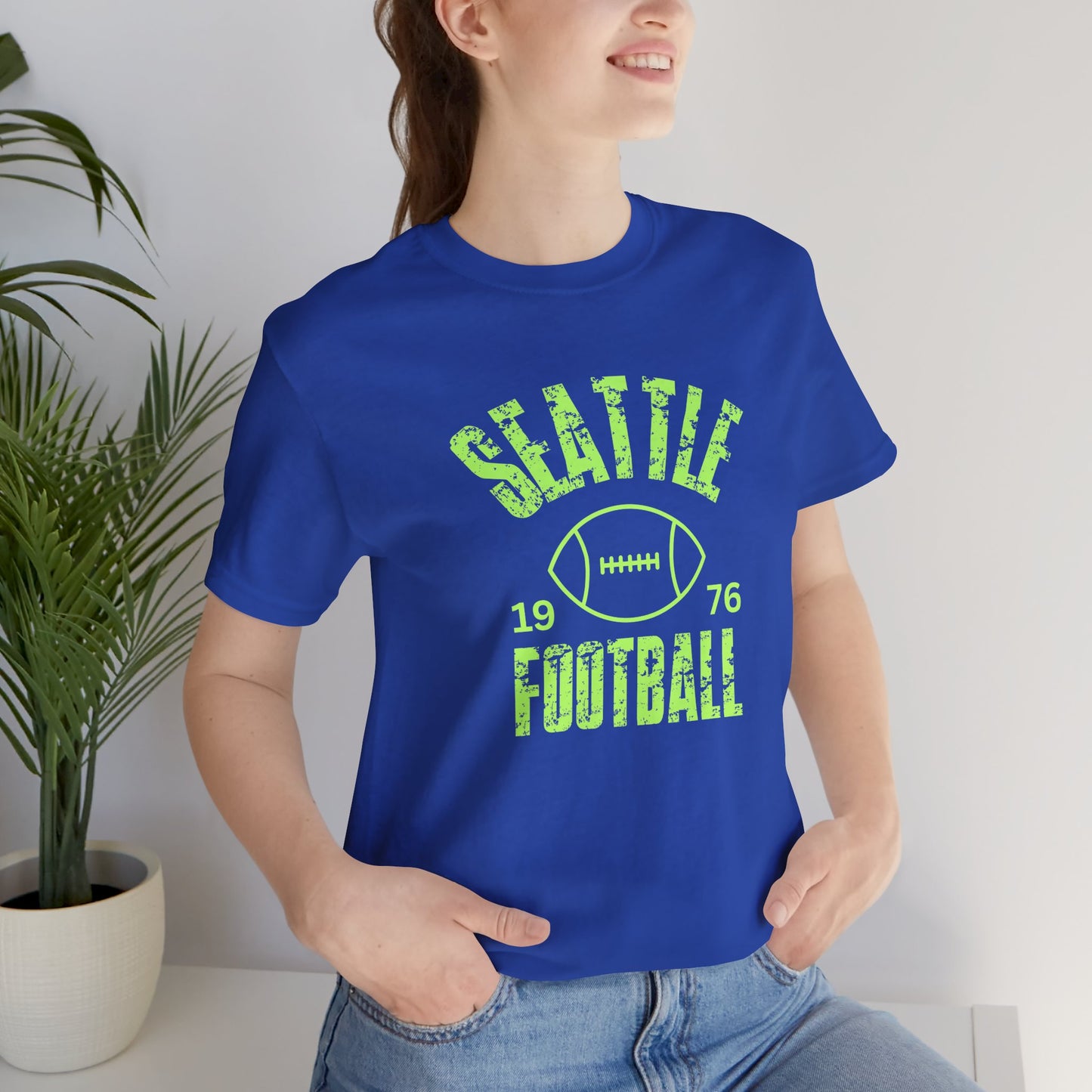 Seattle Football Distressed 1976 Tee