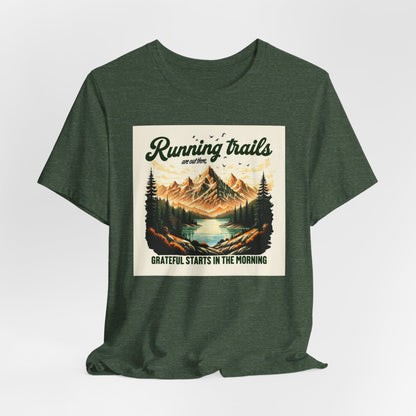 Nature T-Shirt Running Trails Adventure Shirt