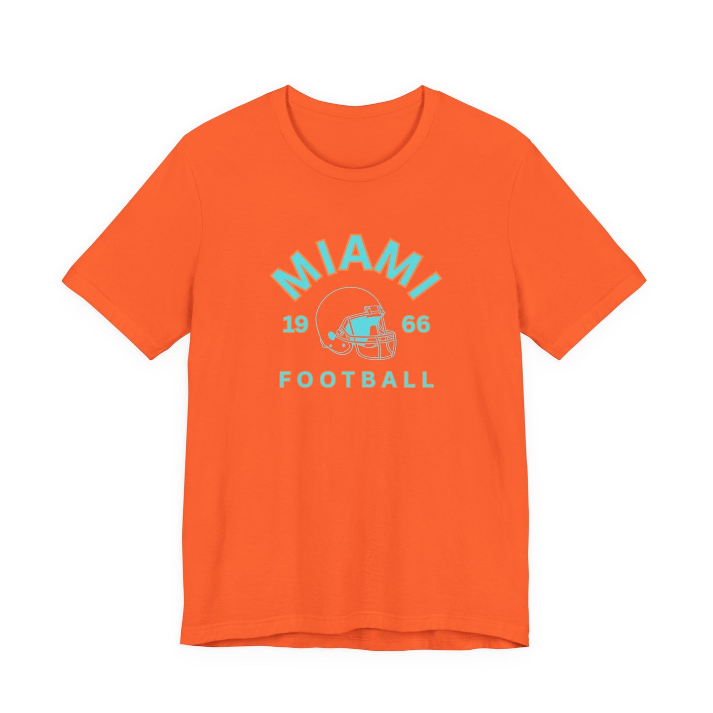 Miami Football Vintage 1966 Helmet Tee