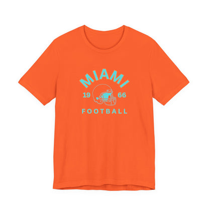 Miami Football Vintage 1966 Helmet Tee