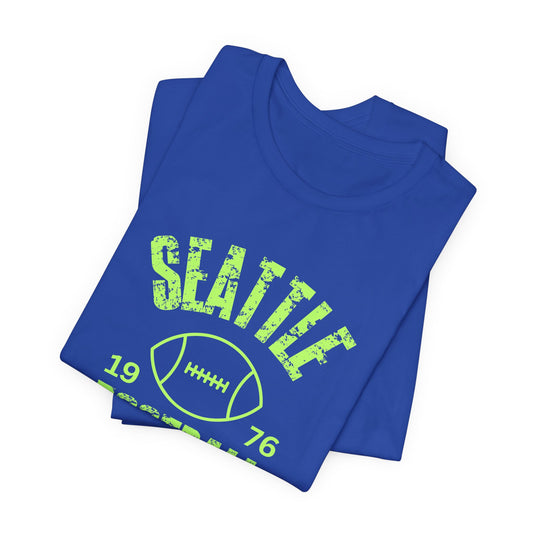 Seattle Football Distressed 1976 Tee