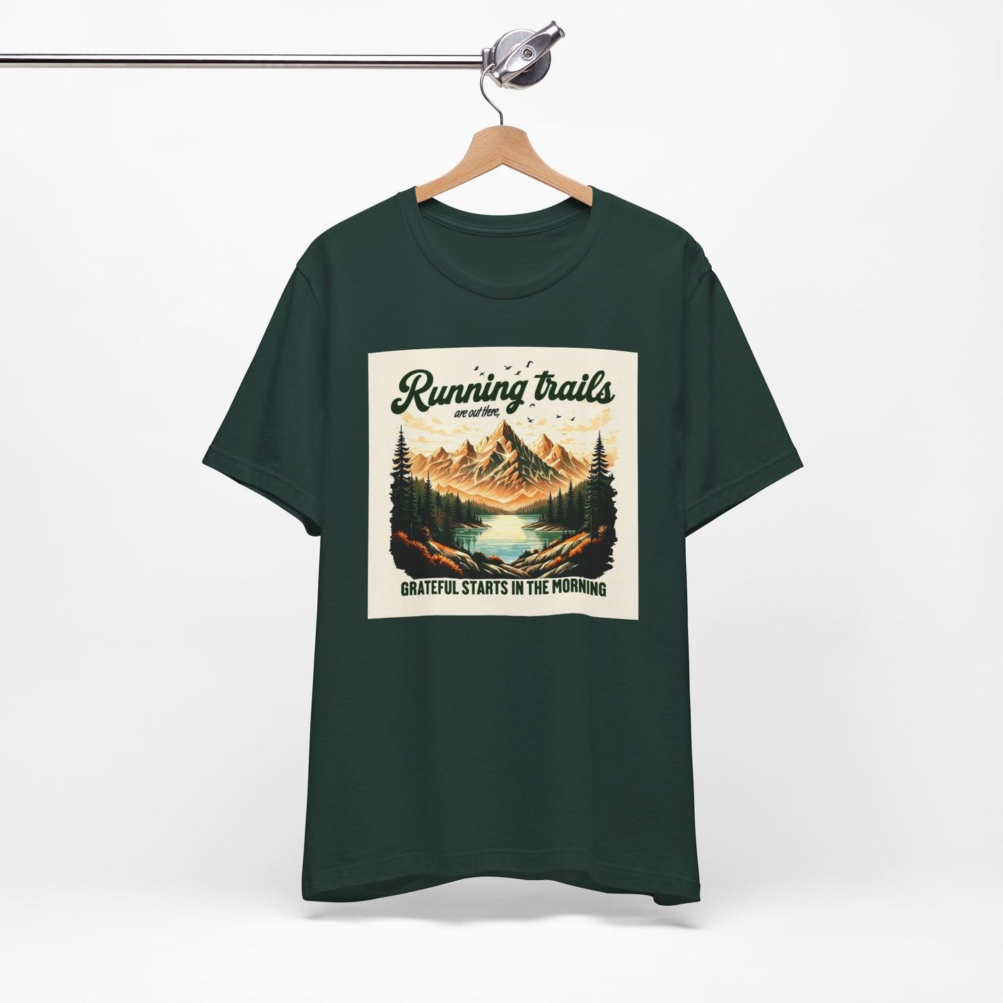 Running in Nature T-Shirt - Trail Runner Adventure Tee