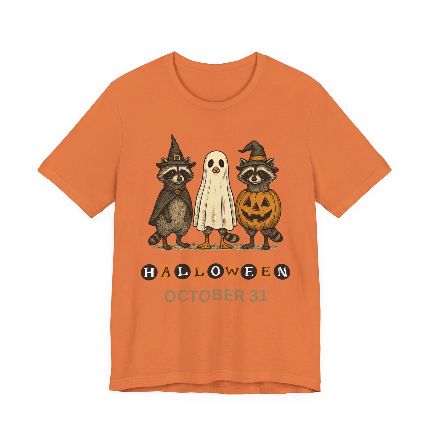 Halloween Raccoon Tee