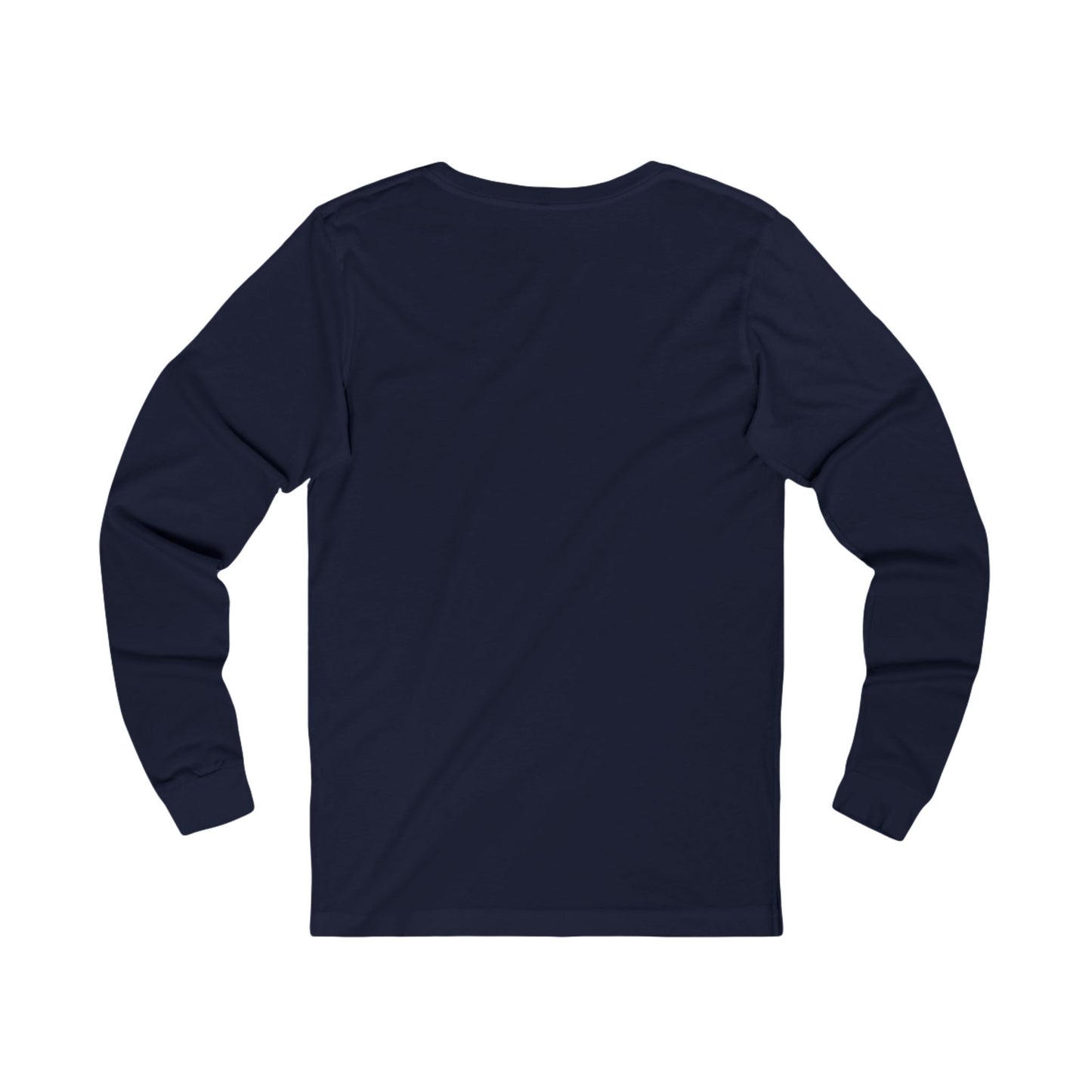 Mountain Fever long-sleeve tee in navy blue- back view
