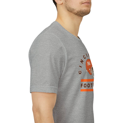 Cincinnati Football Retro Helmet Tee