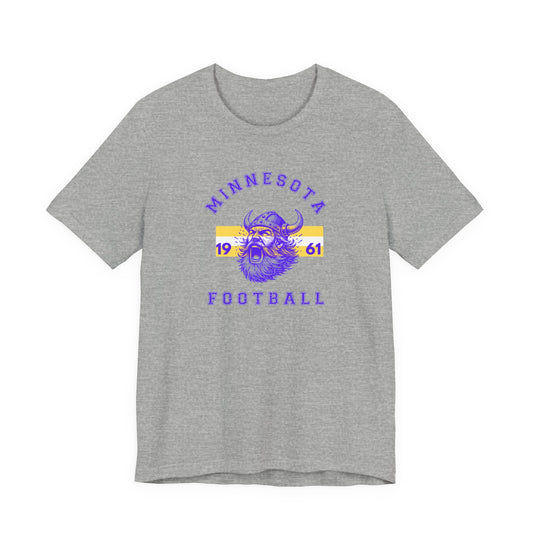 Minnesota Football Retro Tee — 1961 Vintage Helmet Design