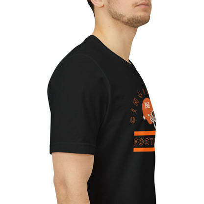 Cincinnati Football Retro Helmet Tee