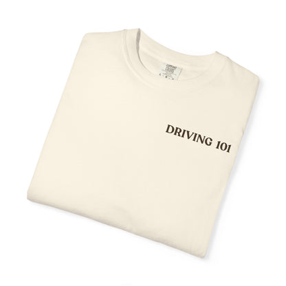 Driving 101 T-Shirt — "I Remember Driving With My Temps" Minimal Graphic Tee