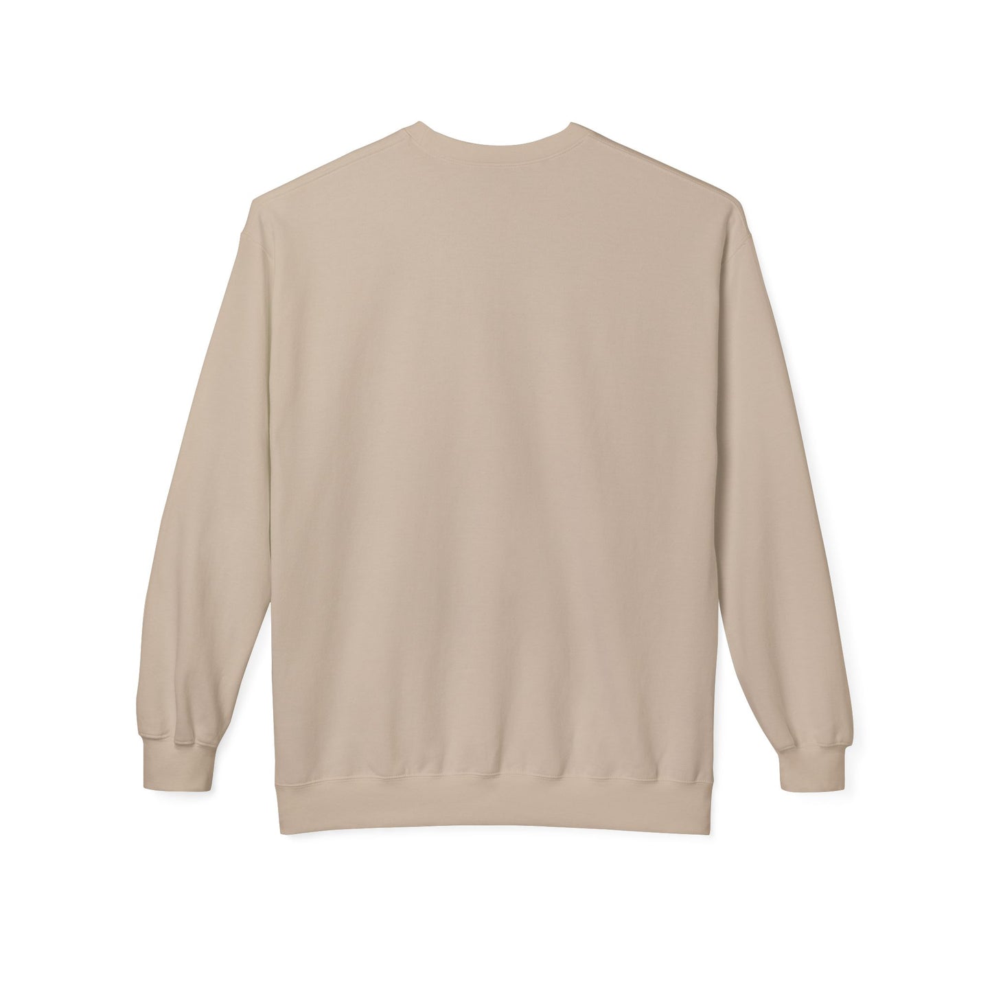 Downhill Ski Cozy Sweatshirt in beige - back side