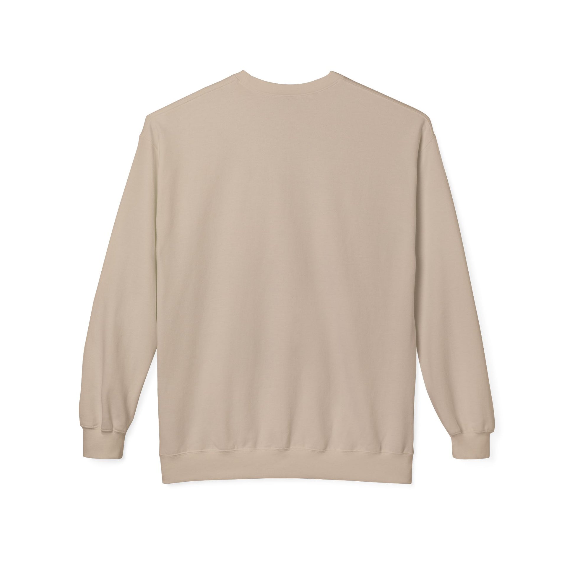 Downhill Ski Cozy Sweatshirt in beige - back side