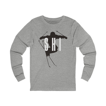 Ski Enthusiast Long Sleeve Tee - Perfect for Winter Adventures