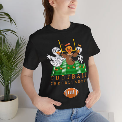 Football Cheerleader Halloween Tee