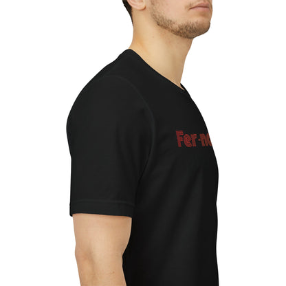 Fernando Legendary vintage t-shirt worn by male model in black