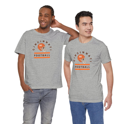 Cincinnati Football Retro Helmet Tee